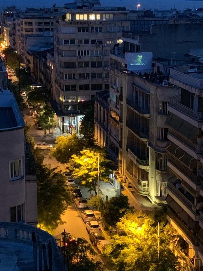 Stylish Seaview Rooftop Thessaloniki Exterior photo